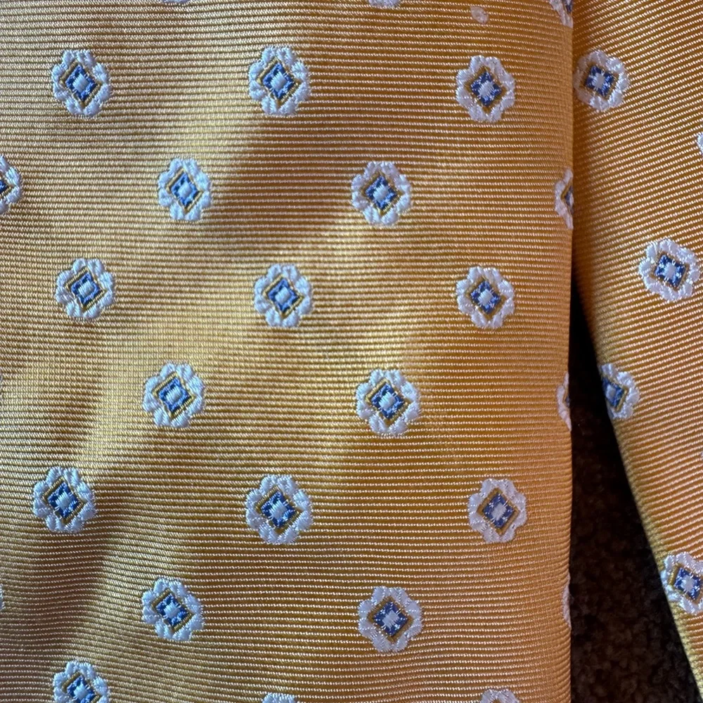 Robert Talbott Golden Floral Tie